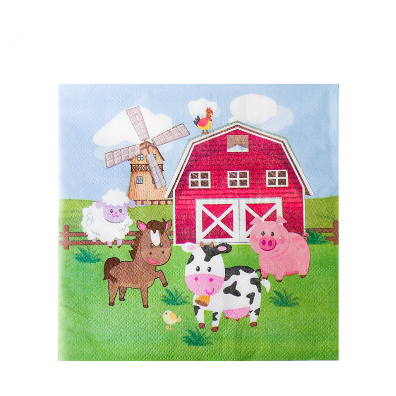 Farm Animals Party Tablecloth  - đánh giá và giá Table Cloth Disposable