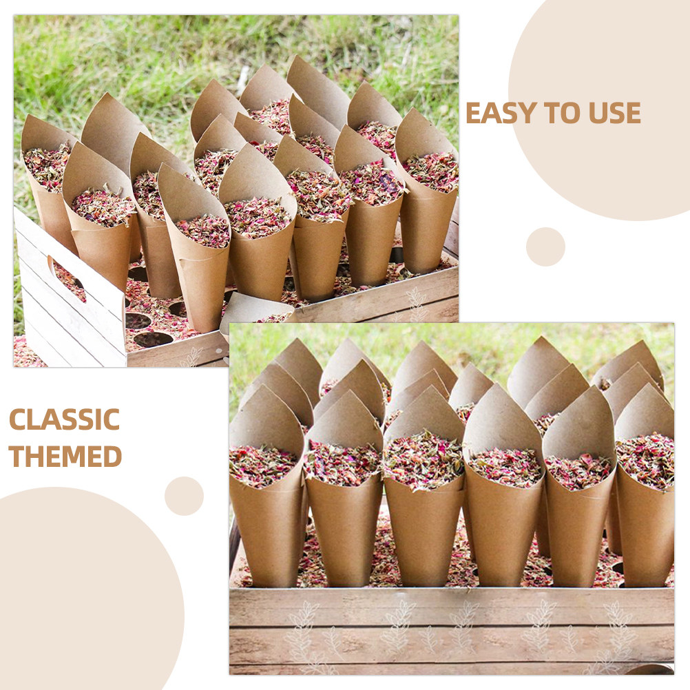90Pcs Paper Petal Cones Foldab - đánh giá và giá Papercraft Supply Confetti