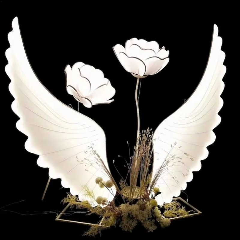 Glowing Angel Wings Light Prop - đánh giá và giá Event & Party Supply Photos