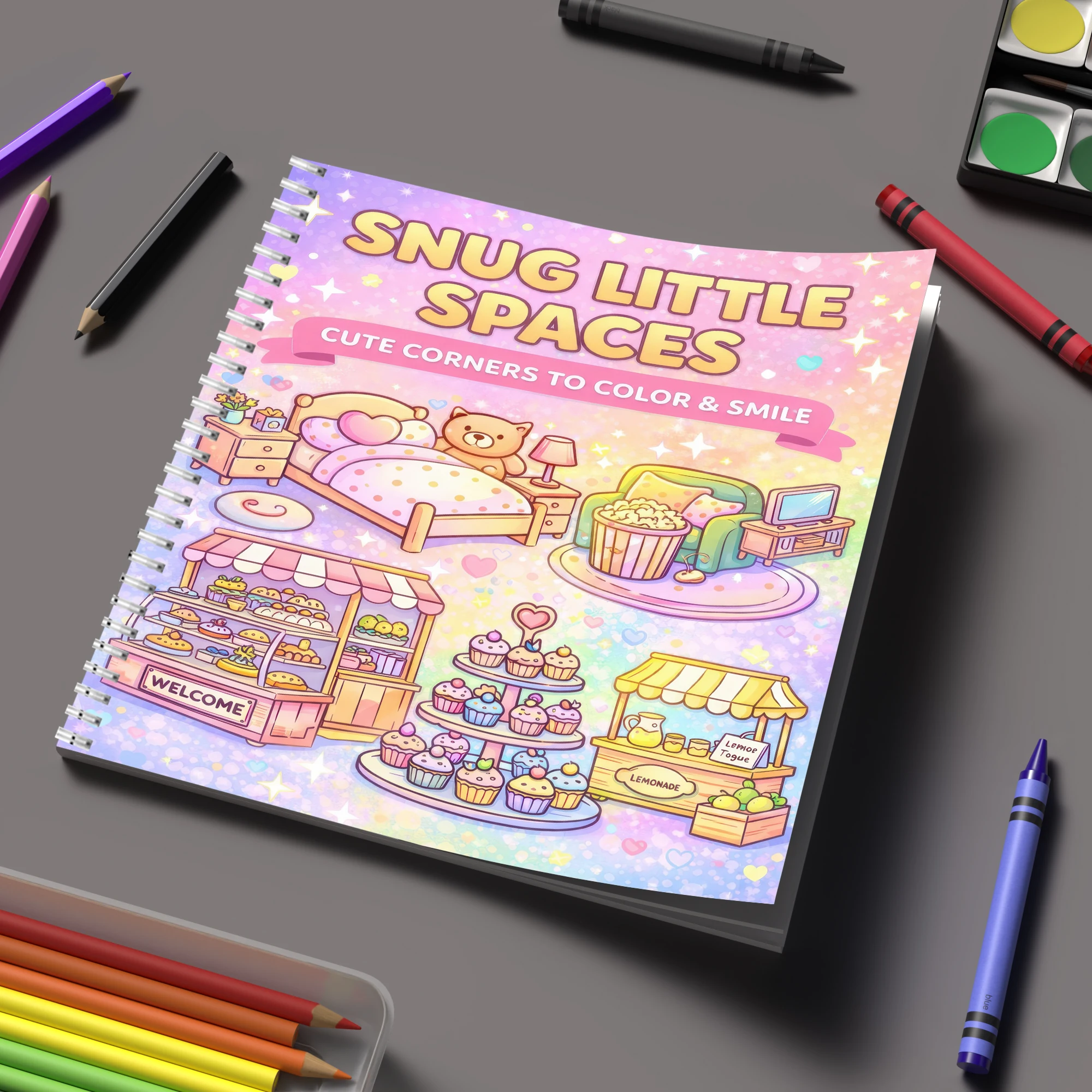 Coloring Book Little Spaces fo - đánh giá và giá Event Supplies