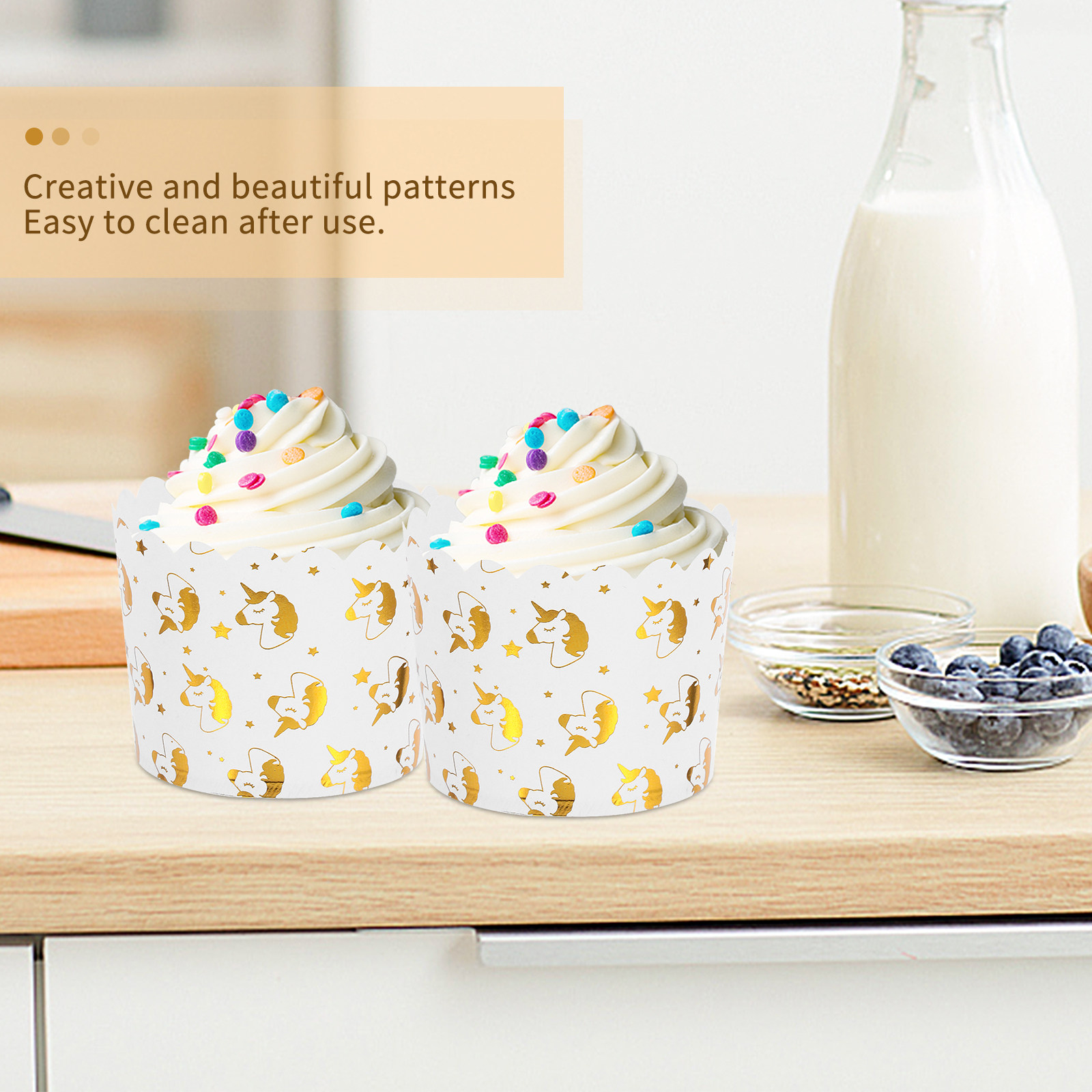 50Pcs Cupcake Cups Premium Pap - đánh giá và giá Plastic Cup 50Pcs