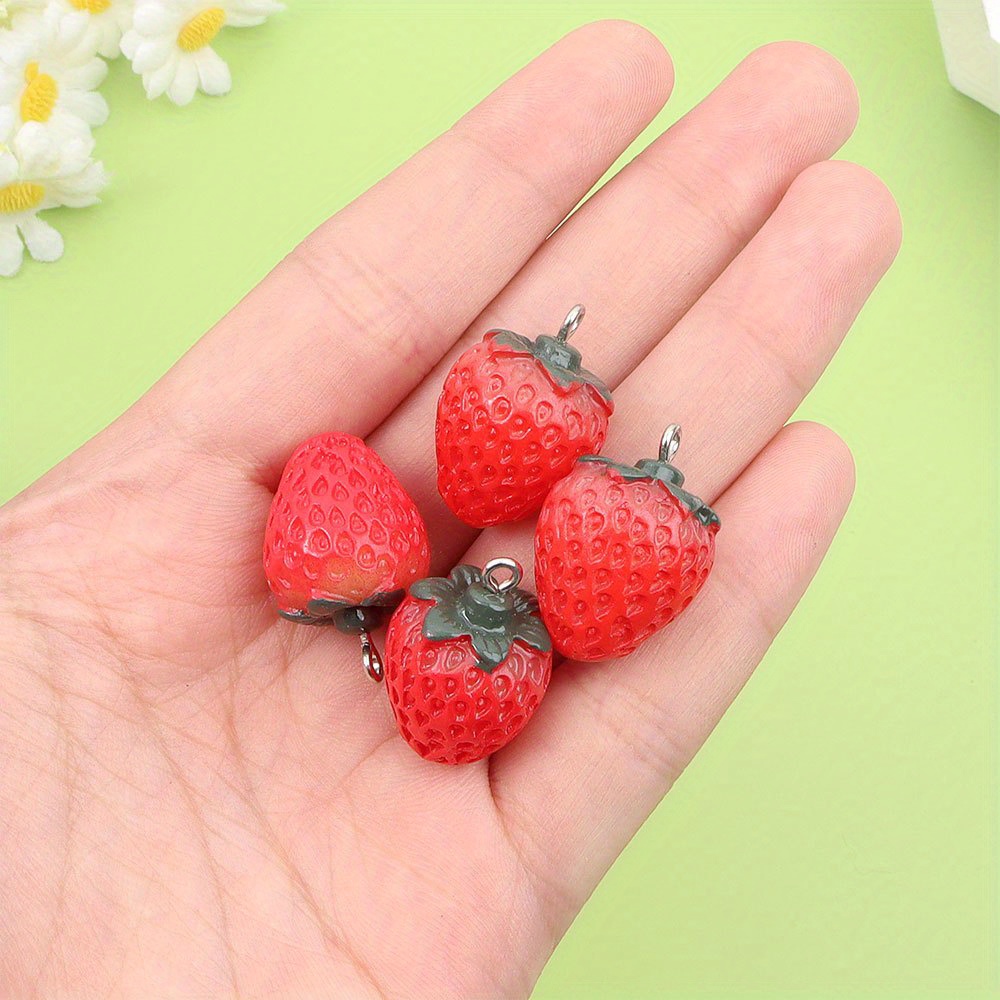 12/27/54pcs Red Resin Strawber - đánh giá và giá Event Suppliers