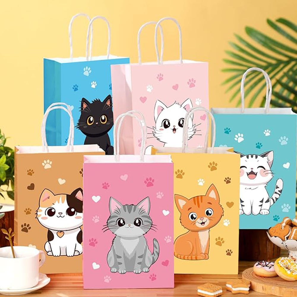 6-48Pcs Colorful Cartoon Cat P - đánh giá và giá Event Party Shop