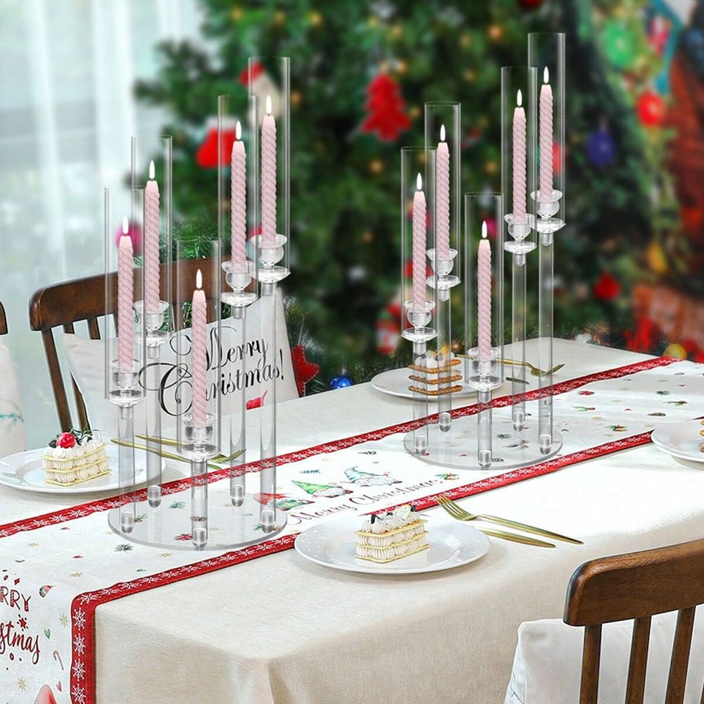 5 Arm Acrylic Candelabra For T - đánh giá và giá Centerpiece Stick