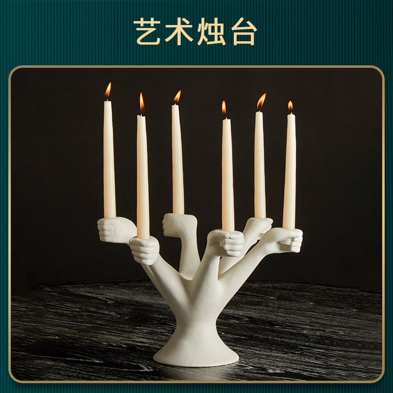 Bắc Âu Trắng Đế Nến Trang Trí  - đánh giá và giá Centerpiece Stick