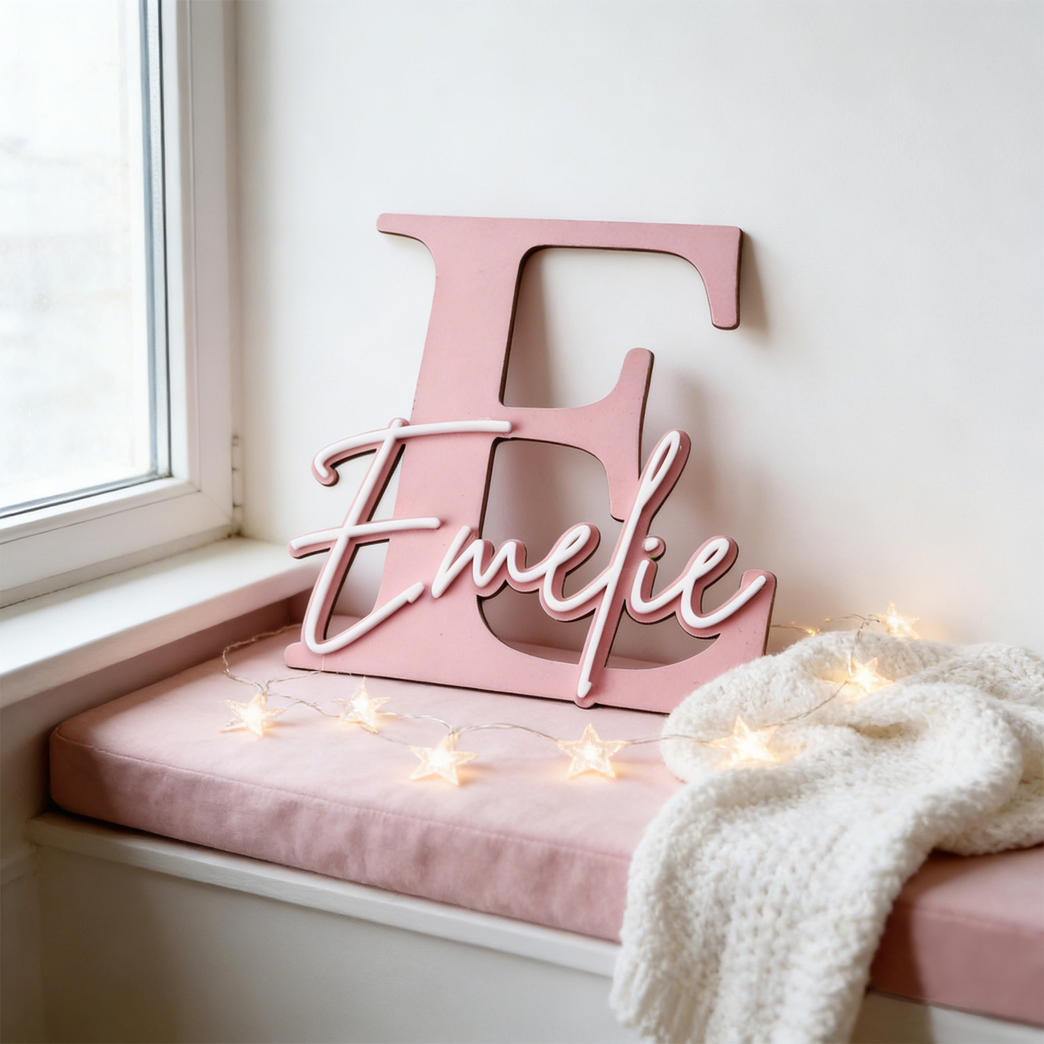 1pc Double-layer Wooden Name D - đánh giá và giá Eve Party
