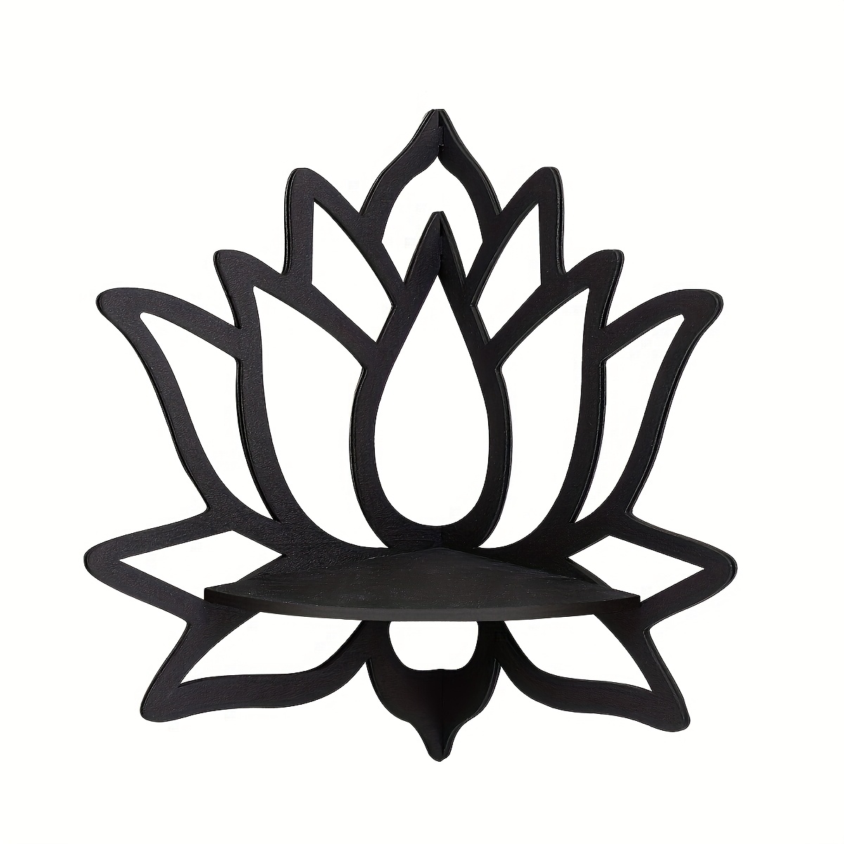 Lotus Corner Floating Shelf, H - đánh giá và giá Flower Wall Panel