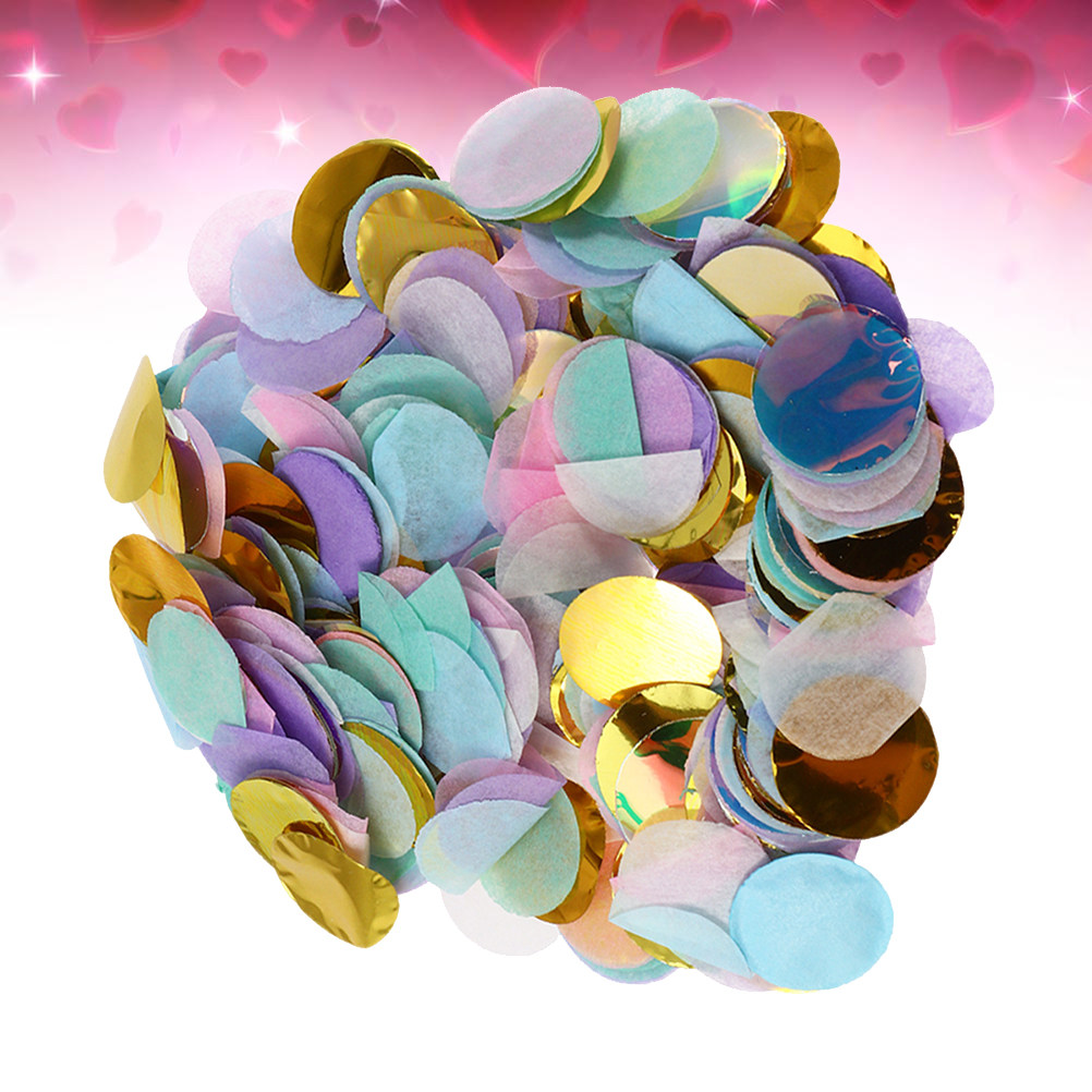 1Pack 50G Elegant Round Paper  - đánh giá và giá Papercraft Supply Confetti