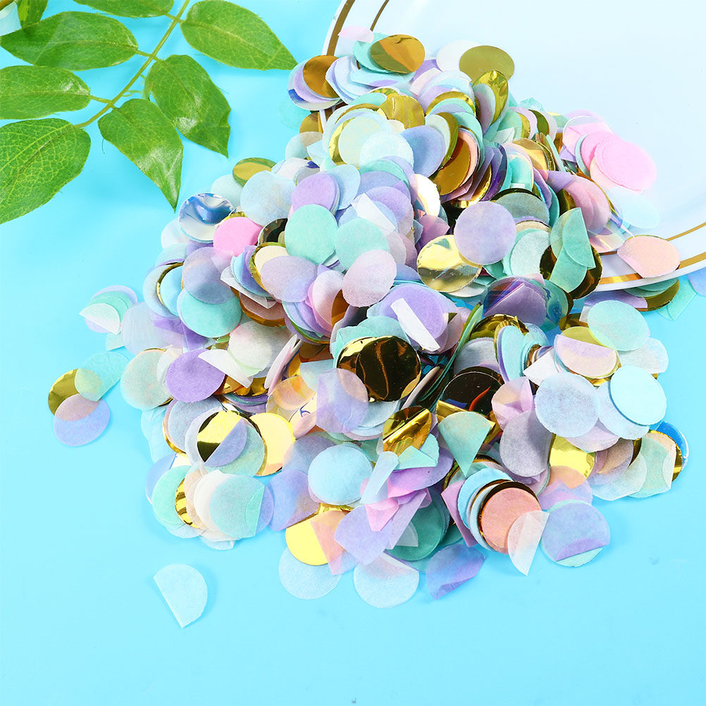 1Pack 50G Elegant Round Paper  - đánh giá và giá Papercraft Supply Confetti